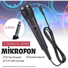 Karaoke Mikrofon Kablolu Mikrofon 6.5 mm Karaoke Mikrofonu