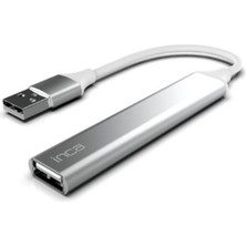 Nusrat Bilişim Inca Iusb-4tux 3x2.0 3.0 USB Çıkış USB Çıkış 5 Gbps USB Çoklayıcı Alüminyum Kasa
