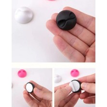 Buğz Siyah Beyaz Kablo Sabitleme Klipsi 10'lu