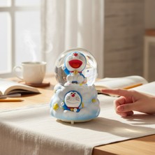 Normadia Doraemon Temalı Işıklı Müzikli Büyük Boy Kar Küresi