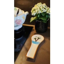 PremiumPort Şık ve Dayanıklı Seramik Kaşık Altlığı, Modern Tasarım ile Evinizde Şıklık