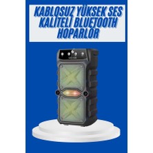 Büyük Boy Bluetooth Hoparlör Çoklu Bağlantı Çift Çıkışlı Taşınabilir Kesintisiz