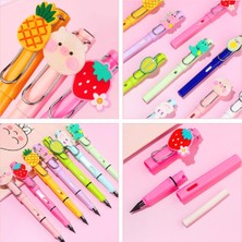 ÖZ OFİS Bitmeyen Sonsuz Figürlü Silgili Kalem Mürekkepsiz Yazı Çizim Eskiz Boyama Kalemi Tekli