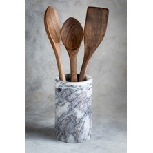 PremiumPort Şık ve Dayanıklı Mermer Kaşıklık, Mutfağınıza Zarafet Katacak