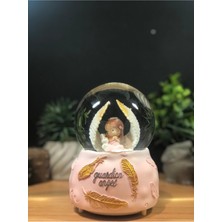 Normadia Melek Temalı Işıklı Müzikli Büyük Boy Kar Küresi