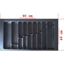 PremiumPort Çekmece Içi Kaşıklık, Kumlu Yüzey, 90X49, Düzenleyici, Pratik Saklama Alanı