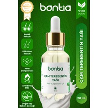 Bontia Çam Terebentin Yağı 20 ml – Saç Güçlendirici, Kepek Karşıtı Doğal Saç Bakım Yağı