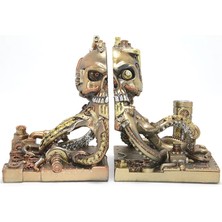 Buğz Steampunk Polyester Ahtapot Kitap Stoperi