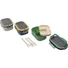 Buğz Tek Katlı Bölmeli Beslenme Kutusu