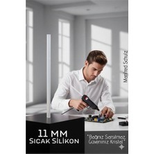 11MM Kalın Ultra-Şeffaf Profesyonel Sıcak Silikon – Kristal Berraklığında Güçlü Yapışka