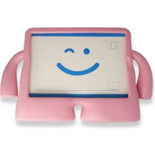 Marsilyan  iPad Pro 11 (2021) Kılıf Karakter Tablet Silikon - Açık Pembe
