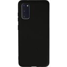 Samsung Galaxy S20 Kılıf Nano Içi Kadife Silikon - Siyah