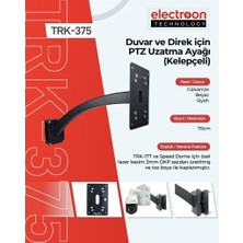 Electroon TRK-375 70CM Ptz Kamera Duvar-Direk Metal Uzatma Ayağı