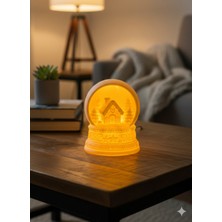 Normadia Yılbaşı Temalı Kar Küresi Gece Lambası, Pilli ve Şirin Tasarım