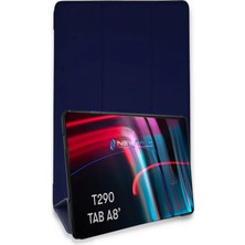 Marsilyan  Samsung Galaxy T290 Tab A 8 Kılıf Tablet Smart Kılıf - Lacivert