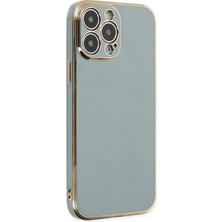 iPhone 13 Pro Max Kılıf Volet Silikon - Açık Yeşil