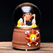Normadia Işıklı ve Müzikli Naruto Kar Küresi, Siyah, Orta Boy 12X8