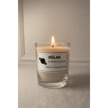 MumKusag Oğlak Burç Etiketli Aromaterapi Mum