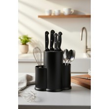 PremiumPort 3 Bölmeli Çok Amaçlı Tezgah Üstü Kaşıklık ve Bıçaklık Düzenleyici