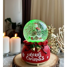 Normadia Yılbaşı Temalı Otomatik Püskürtmeli Kar Küresi, Müzikli ve Dekoratif