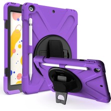 Marsilyan  iPad 5 Air 9.7 Kılıf Amazing Tablet Kapak - Mor