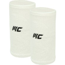 Musclecloth Training Uzun Havlu Bileklik 2'li Paket Beyaz