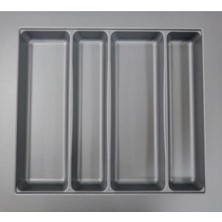 PremiumPort Gri Çekmece Içi Kepçelik, 54.5X48.5 Cm, Kesilebilir, Çok Amaçlı Depolama