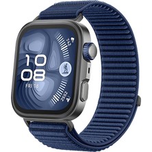 Quse Huawei Watch Fit 3 / Fit 4 / Fit 4 Pro Uyumlu Esnek Örgü Kordon – Ayarlanabilir, Ter Tutmaz, Lacivert