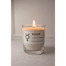 MumKusag Ikizler Burç Etiketli Aromaterapi Mum