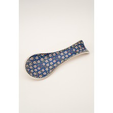 PremiumPort Renkli Desenli Dekoratif Kaşıklık ve Kepçe Altlığı Seti