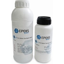Epoxs Ince Döküm Tipi Epoksi Reçine Seti A+B (1,5 Kg)