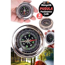 Özbience 2 Adet Paslanmaz Çelik Doğa Yönlendirici Seti, Macera ve Keşif Için