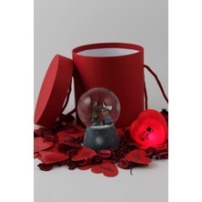 Normadia Müzikli, Işıklı, Kar Küresi, Sevgili Temalı Kutu Set, Hediye