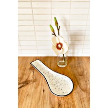 PremiumPort El Dekorlu Point Desen Kirli Kaşıklık, Şık ve Kullanışlı Mutfak Aksesuarı