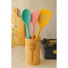 PremiumPort Bambu Fügürlü ve Kaşıklı Ekstra Sağlıklı ve Şık Tasarım