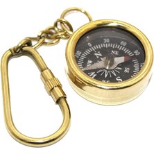 Özbience Kişiye Özel Dekoratif Pirinç Pusula, Şık ve Zarif Tasarım