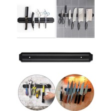 PremiumPort 33 cm Mıknatıslı, Tüm Bıçaklara Uyumlu, Kolay Montaj, Her Yere Asılır