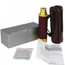 Özbience 25X30 Profesyonel Deri Kaplamalı Tek Göz Dürbün, Yüksek Kalite ve Dayanıklılık