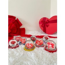 Normadia Parıltılı Kar Küresi, Aşk Yazılı, Simli, Küçük Boy, 1 Adet, Asorti