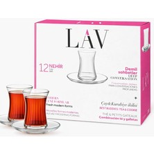 Lav Nehir 12 Parça Çay Seti