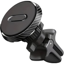 Darkom Güçlü Mıknatıslı Araç Içi Telefon Tutucu 360 Derece Dönebilen Izgara Tipi Torpido Uyumlu Holder