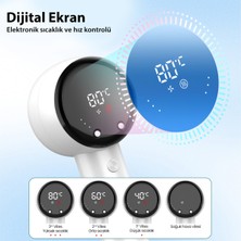 Allians Yüksek Hızlı Dijital Saç Kurutma Makinesi, 4 Isı, 3 Hız, Negatif Iyon, 1400W