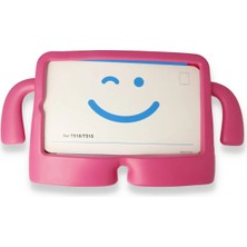 Marsilyan  iPad Pro 11 (2021) Kılıf Karakter Tablet Silikon - Pembe