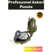 Özbience Büyüteçli Döner Göstergeli Metal Kasa ile Profesyonel Pusula