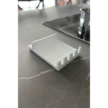 PremiumPort Pratik ve Şık Mutfak Kepçelik ve Kaşıklık Seti, Beyaz Renk