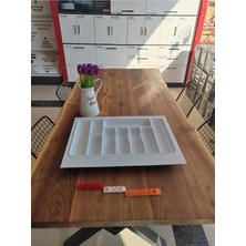 PremiumPort Parlak Beyaz Kaşıklık HM-3575, Şık ve Kullanışlı Mutfak Aksesuarı