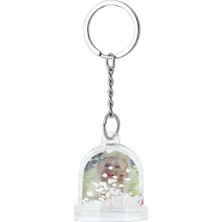 Normadia Yeşil Oval Anahtarlık ve Kar Küresi, Şık ve Renkli Tasarım