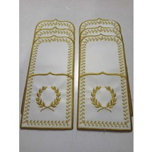 PremiumPort Şık ve Zarif Açık Gold Kaşıklık Seti, 6 Adet, Modern Tasarım