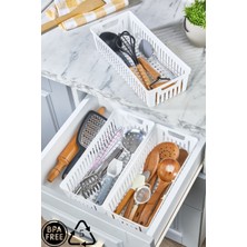 PremiumPort 3'lü Modüler Kaşıklık ve Kepçelik Mutfak Organizer Seti