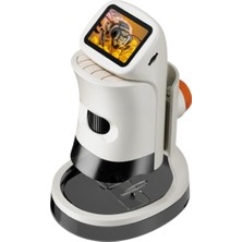 Özbience 3'ü 1 Arada Taşınabilir Dijital Mikroskop Seti, El ve Masaüstü Kullanım